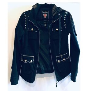 Black hoodie jacket
